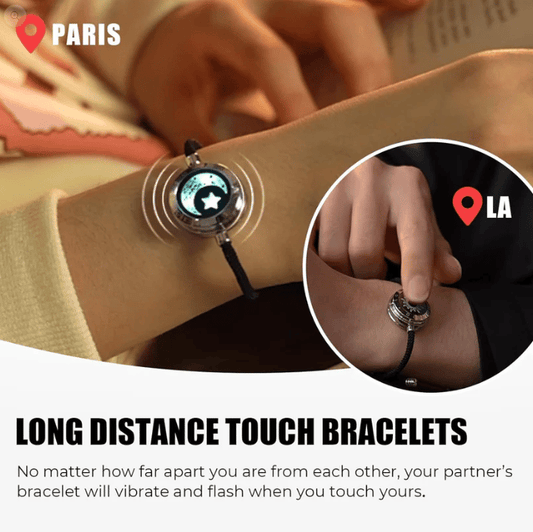 🔥 2-Pack  Sun & Moon Bracelets – Luminous Couples Jewelry for Long-Distance Love