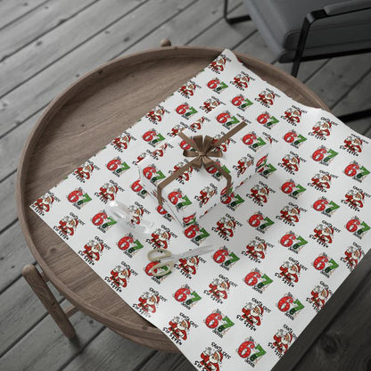 67 Meme Santa Christmas Gift Wrap, Funny Six Seven 6-7 Meme Xmas Gift Wrapping Paper - Ideal for Christmas, Birthdays, Celebrations & Holidays