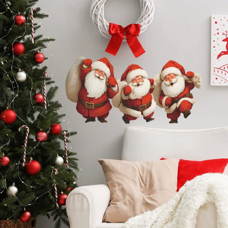 🎄Christmas Limited-Time Offer: 3D Santa Claus Breaking Through the Wall Sticker